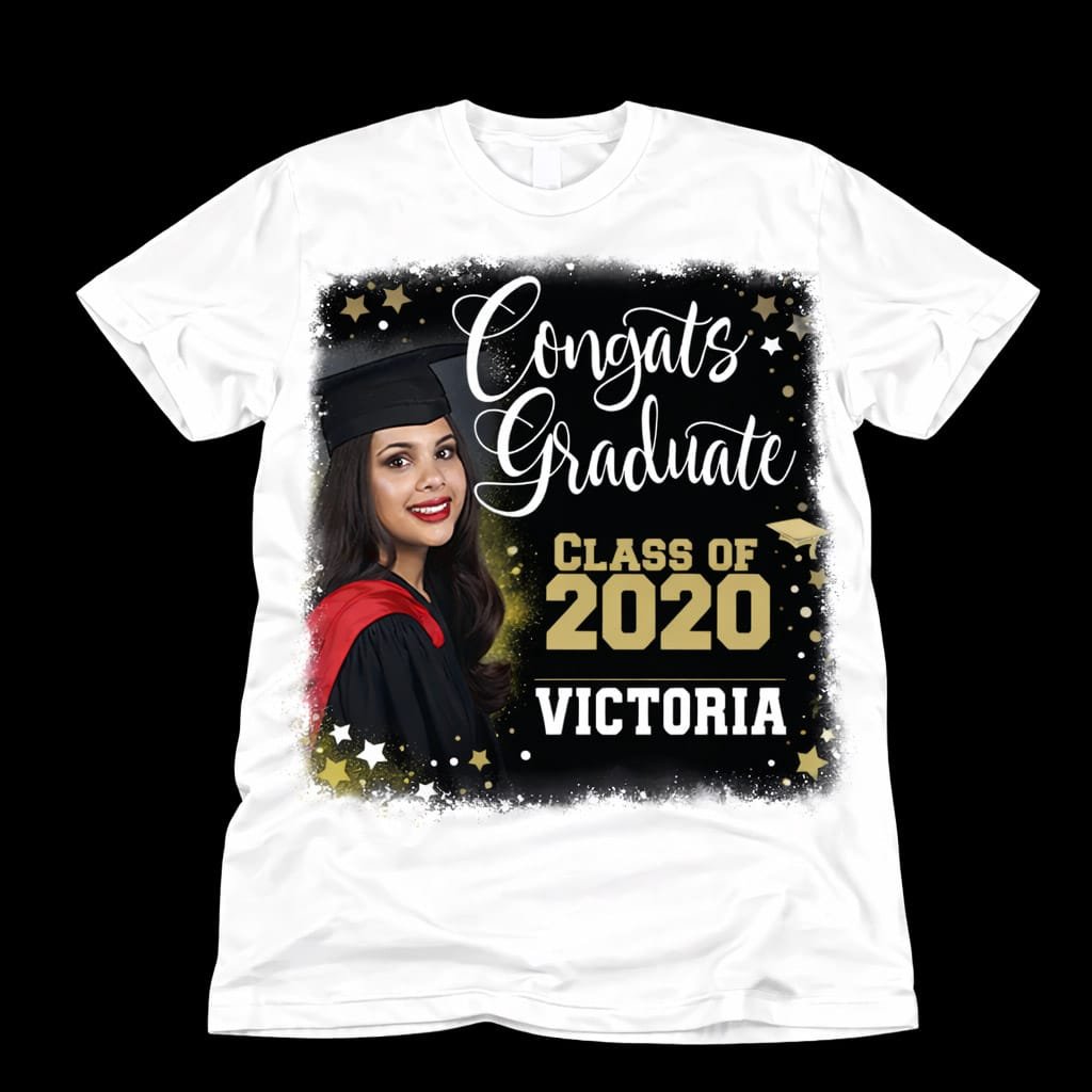 Congrats Graduate Shirt – Class of 2026 Custom Photo T-Shirt