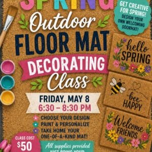 floor mat decorating class the brat shack