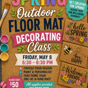 floor mat decorating class the brat shack