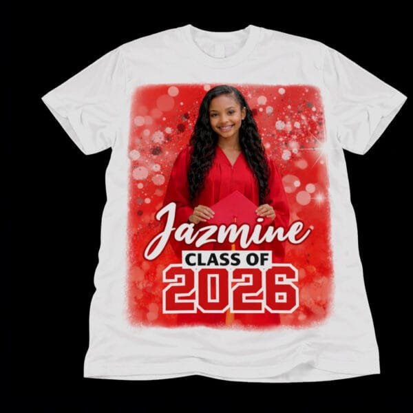 red graduation tshirt