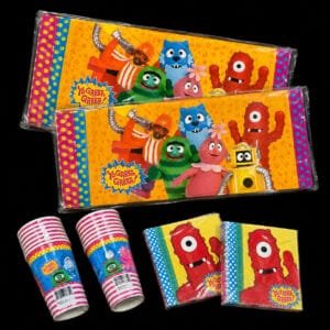 Yo Gabba Gabba! Party Supplies Collection – Cups, Napkins & Tableware Set
