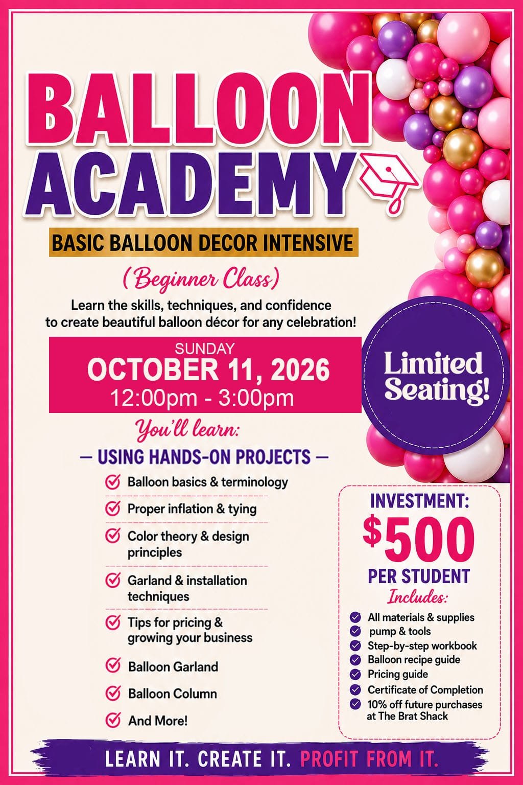 Hands on Brat Shack Balloon Academy Flyer2 copy 2