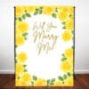 Yellow Rose "Will You Marry Me?" Proposal Backdrop