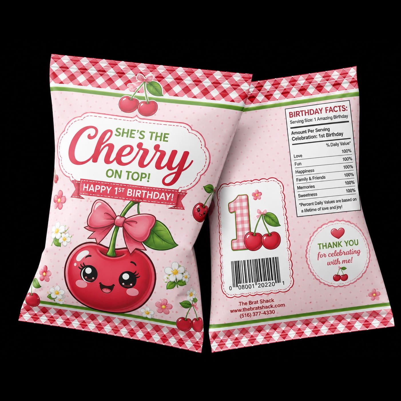 cherry on top-chip bag for birthday