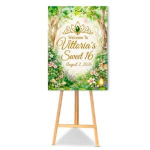 enchanted forest welcome board the brat shack