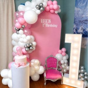 Pink Princess First Birthday Package