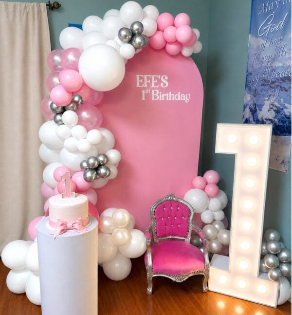 Pink Princess First Birthday Package