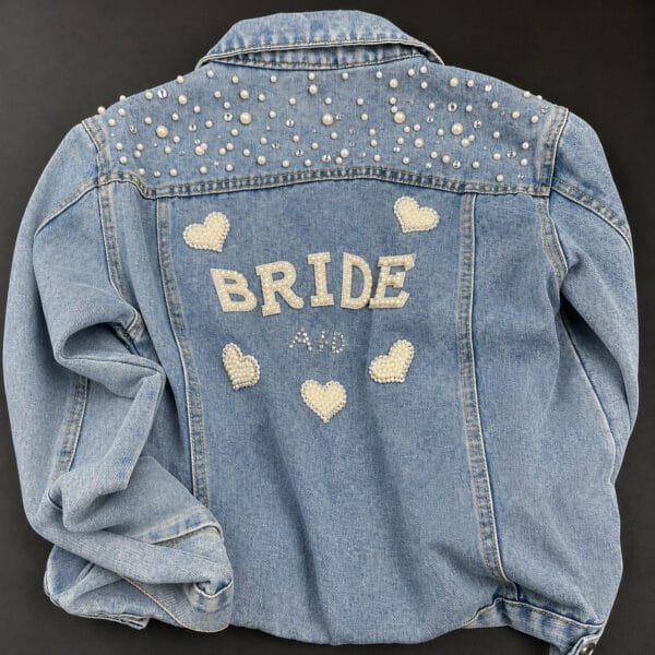 Bride-Denim jacket embellished