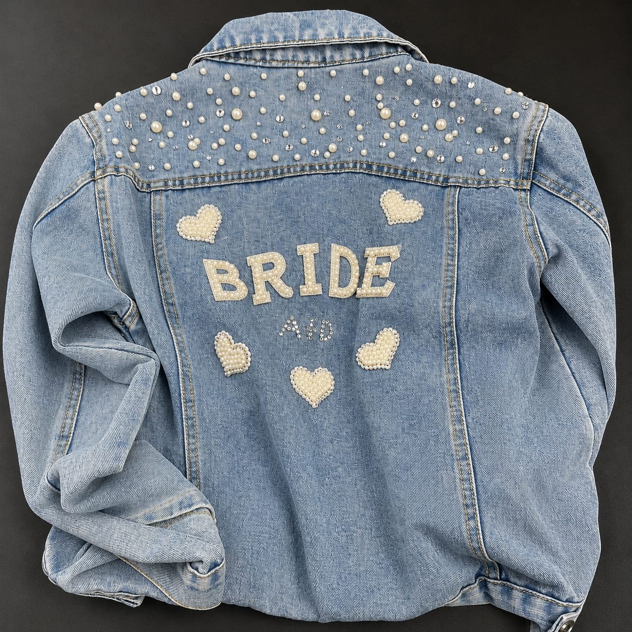 Bride-Denim jacket embellished