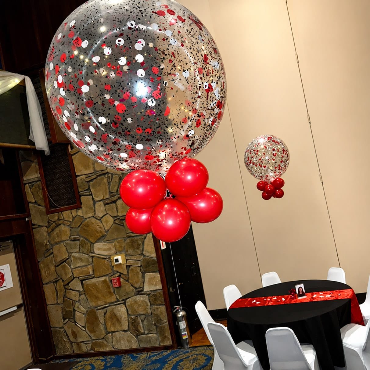 Confetti Balloon with Balloon neck