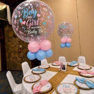 He or She Confetti Balloon The Brat Shack
