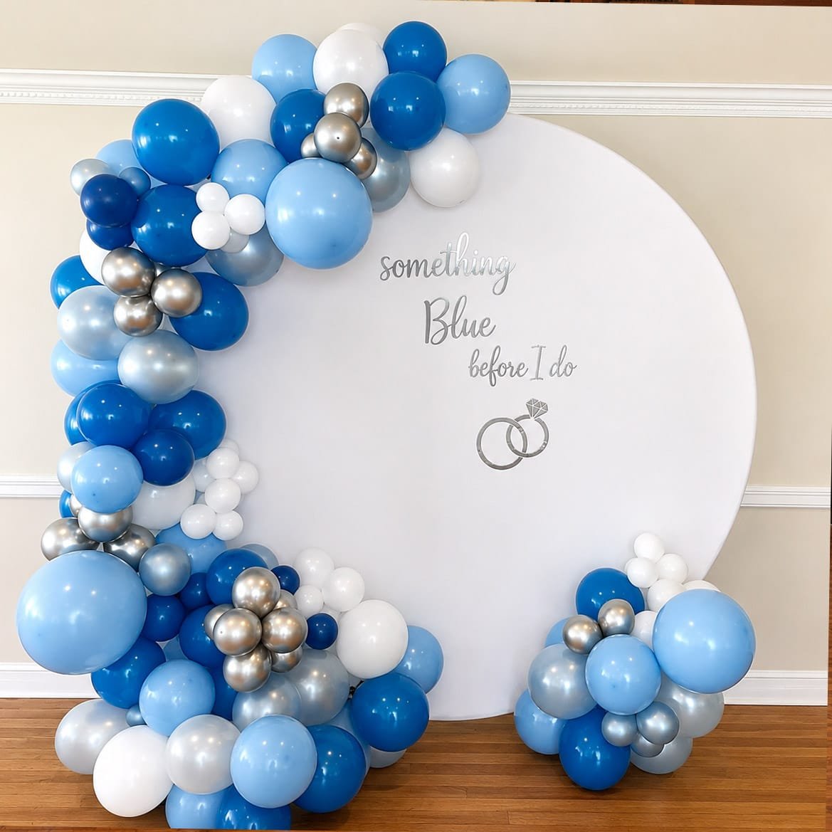 Something Blue Before I Do Balloon Arch