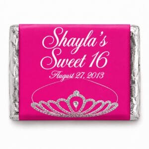 sweet 16 tiara princess Hershey miniature