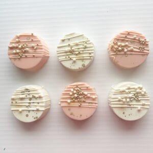 Pearl Chocolate Covered Oreo Treat Favor