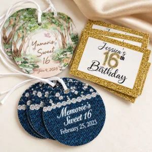 Sweet 16 Labels, Stickers & Tags