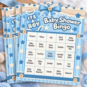 Its a Boy Bingo Baby Shower game