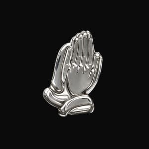 acrylic praying hands