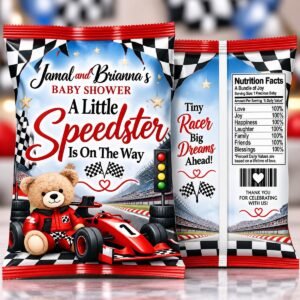 Parnell Fix  - Speedster Baby Shower Snack Bags