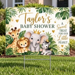 Little Peanut Baby Shower Sign
